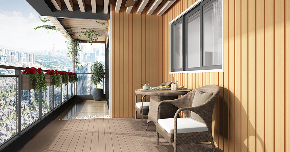 Elevate Your Balcony Living: Sustainable, Safe, Zen, Entertaining, and Dining with WPC Flooring