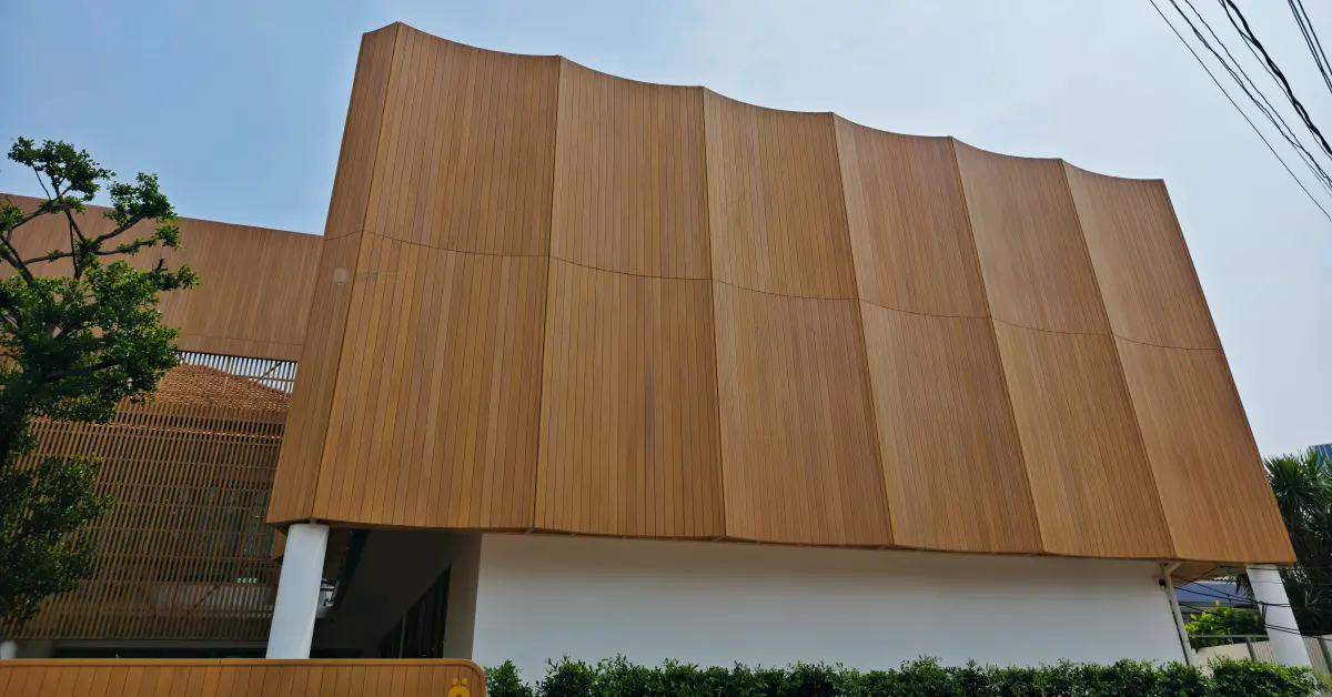 Exterior ASA Co-Extruded WPC Wall Cladding