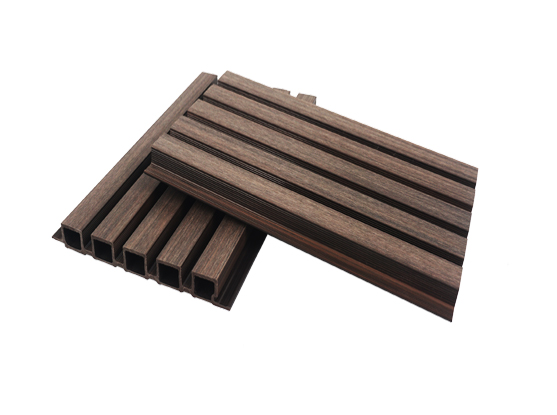 walnut fluted panels