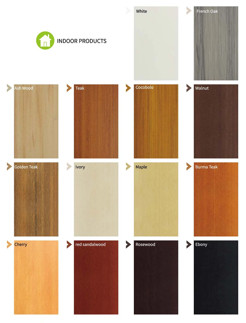 WPC cladding color swatch