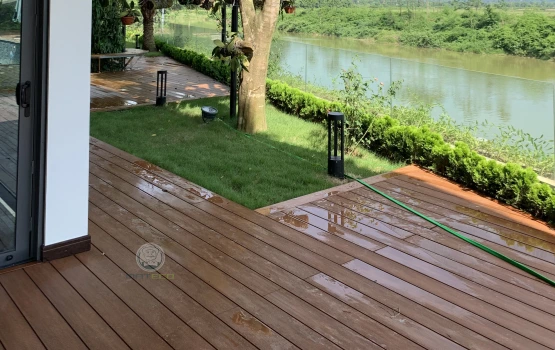 to clean the composite decking