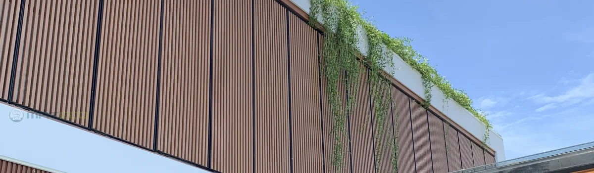 fluted wall panels for outdoor decoration