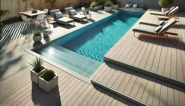 Slip-Resistant Composite Decking