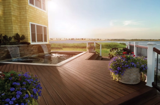 Trex composite decking