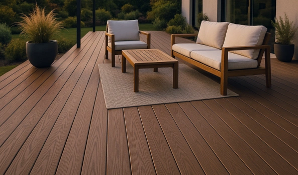 capped composite decking