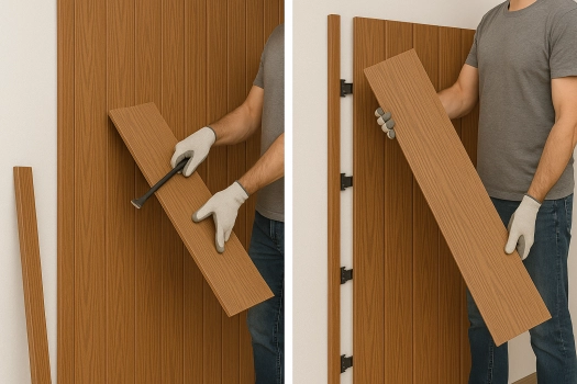 How to Remove WPC Wall Panels from the Wall